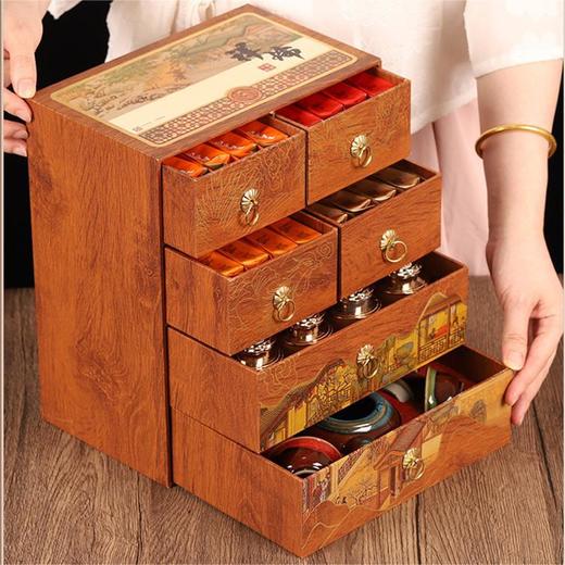 【国风设计木纹礼盒❗️六层好礼馈赠之选】凤凰单丛蜜兰香鸭屎香潮州乌龙茶叶高级礼盒装送人送长辈礼品。jc 商品图0