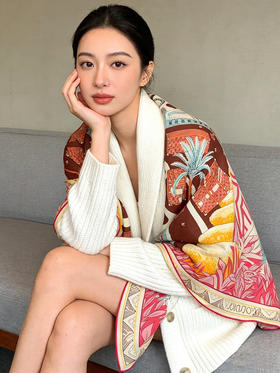 秋冬特惠💰420 LV围巾 L.vip 定制级别  【双面同色高奢丝绒方巾，绒级别的超柔触感】