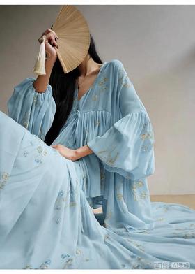 裁缝学苑AH72新中式连衣裙吊带裙开衫套装纸样女装小衫裙子两件套样板