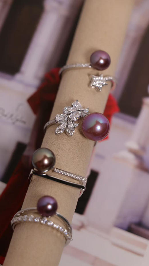 戒指合集 925银 ji光 近圆 微微瑕 商品图11