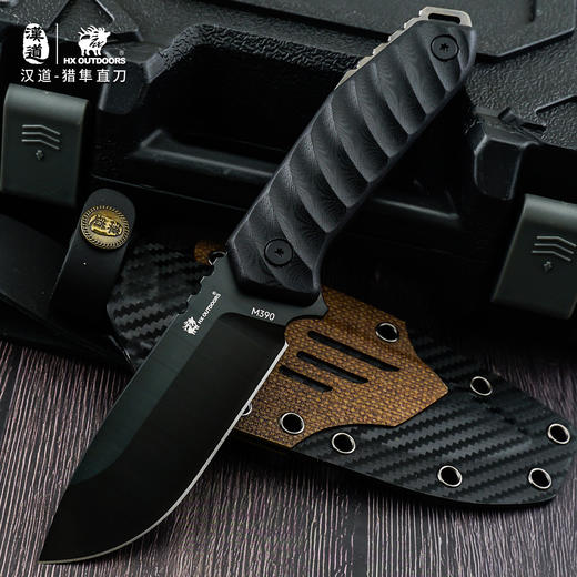 汉道猎隼M390钢多功能户外刀求生刀一体龙骨直刀高硬度直刀 商品图2