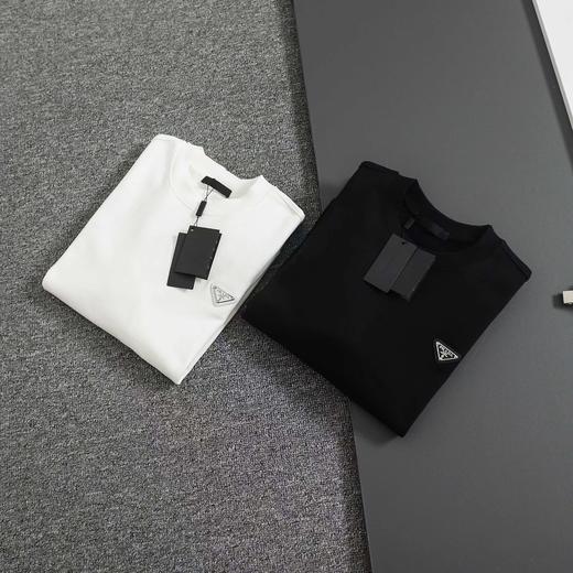 F010409男女日常通勤穿搭重工割破贴布绣花圆领卫衣 商品图2