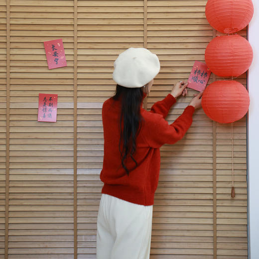 【优雅与时髦兼备❗️传递浓浓亲情】2026新年春节秋冬网红爆款翻领加厚高弹力彩点绒保暧性超好一家三口四口亲子装。jc 商品图2