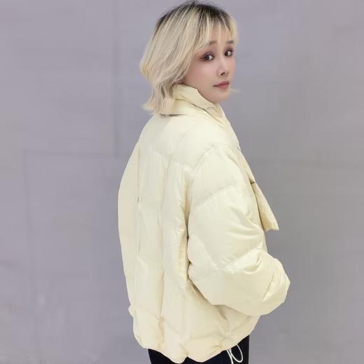 NC配围巾圆领方格羽绒短外套50728 冬季 060134006688 商品图1