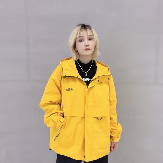 NC连帽净色夹棉风衣外套50902（黄）冬季954010050321 商品图0