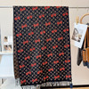 秋冬特惠💰160 LV围巾  LV × TM Monogram Cerise 出自村上隆系列 商品缩略图3