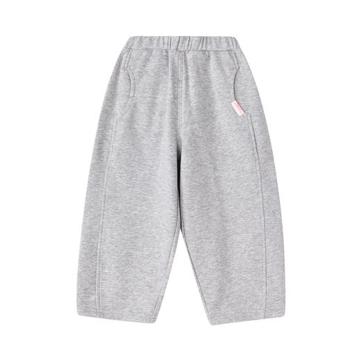 笛莎Deesha 童装女童裤子2026春新款可露丽风甜美灯笼运动休闲弯刀长裤 商品图4