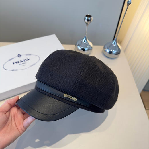 秋冬特惠💰170 普拉达新款鸭舌画家帽，秋冬款，头围57cm 商品图0