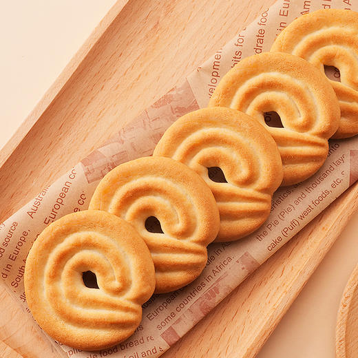 【自营】  刻凡 网红休闲食品丹麦曲奇饼干1000g 商品图1