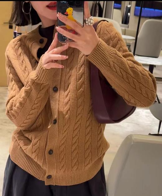 重磅！  row邓肯麻花开衫 大肚纱针织  针织天花板   苏格兰进口初剪羊毛  万能经典款 商品图1