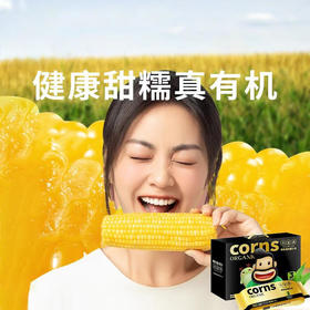 【鹿大叔有机糯玉米】颗颗饱满 软糯拉丝 有机健康玉米 老人孩子都爱吃