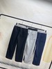 F010414冬季加绒新款拼色三角标系列休闲长裤阔腿卫裤 商品缩略图2