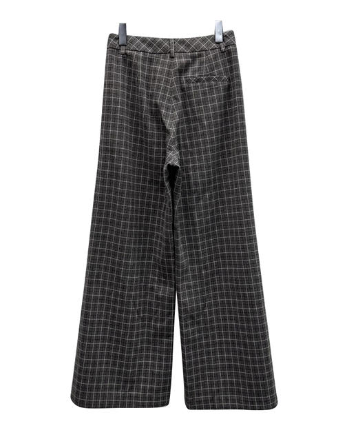 女款直筒格子长裤hu017 商品图1