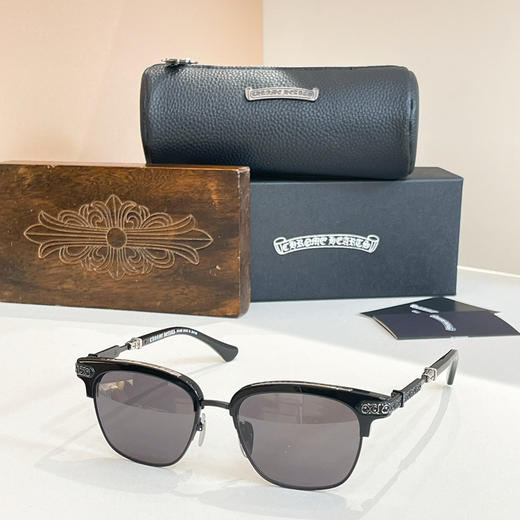 秋冬特惠💰430 克罗心眼镜 太阳镜 MODEL: VERTICAL SMILE II SIZE: 54口18-146 钛～～ 商品图3