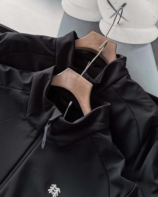 F010428防风防泼水加绒底衬复合立领软壳夹克外套 商品图8