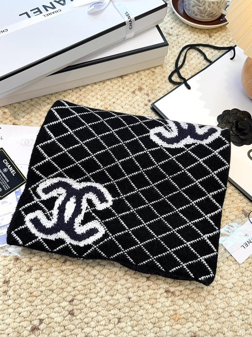 秋冬特惠💰260 香奈儿菱格纹羊毛围巾 商品图4