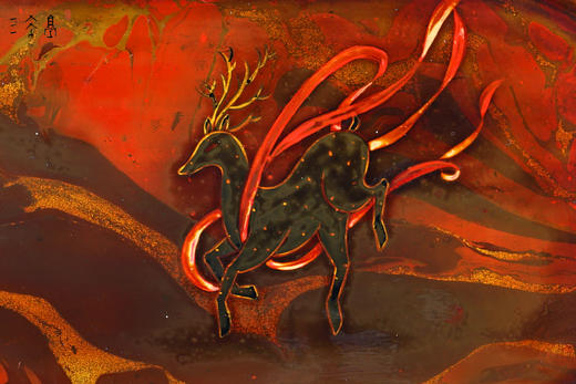 三希堂  流霞系列  中国红敦煌干泡台 商品图10