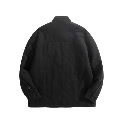 男款羊毛混纺衬衫外套he020 商品图1