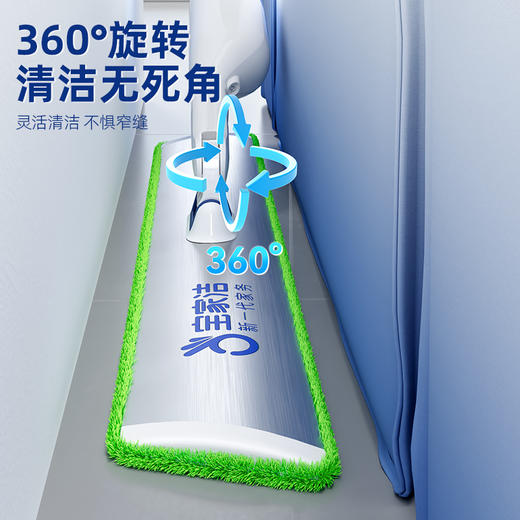 宝家洁XP02铝板加大面板喷雾拖360度无死角清洁地面平板拖把 商品图4
