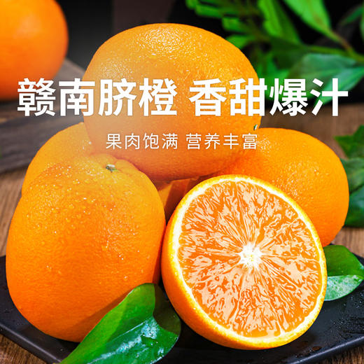 【赣南脐橙】果肉饱满营养丰富  细嫩化渣口口爆汁  好产地好水果  到手十斤 商品图0