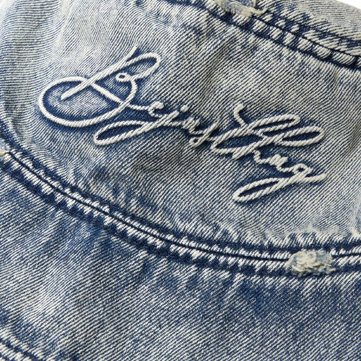 BJHG不计后果牛仔渔夫帽子男大头围潮牌休闲刺绣高街百搭情侣帽子 商品图1