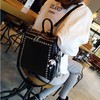 雀说 时尚双肩包女个性铆钉女士多功能休闲旅行背包B507-2 商品缩略图2