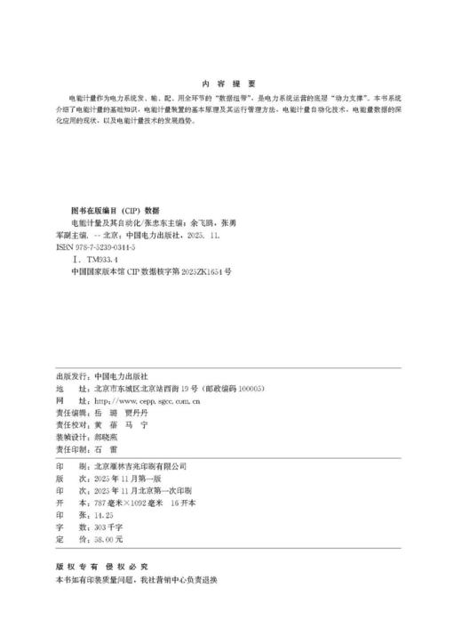 电能计量及其自动化 商品图3