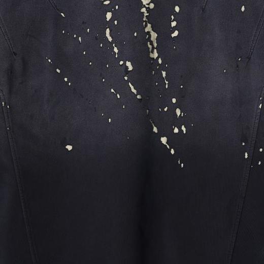 F7287SDSA男士秋冬新款痞帅男装潮牌高街渐变割破设计连帽卫衣宽松百搭 商品图3