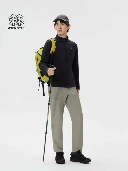 F010428防风防泼水加绒底衬复合立领软壳夹克外套 商品图2