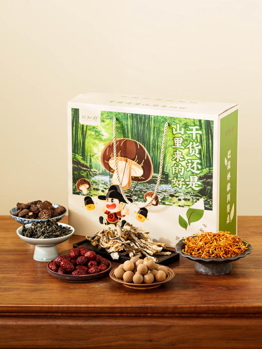 田知府 山里人家708g 6种菌菇礼盒 商品图3