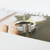 【95新】Tiffany & Co.蒂芙尼Tiffany T系列18K白金镶钻双T开口线圈戒指48号女士 211225NJT02 商品缩略图2