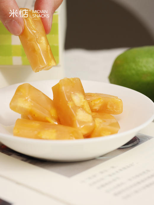【米惦酸掉牙的小柠萌软糖】6小时熬一颗手工糖👊鲜榨柠檬果茸x菠萝果肉🌟≥20%徐闻凤梨干 嚼的到果肉纤维 🌟≥40%柠檬果茸 商品图2