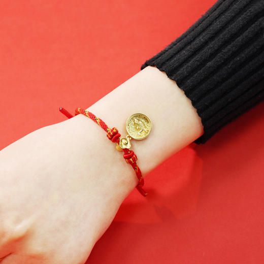 【爆单！】2026总台春晚生肖手串足金手绳 商品图6
