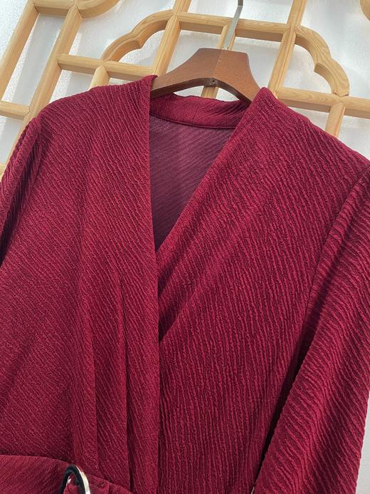 「断码清仓」性感收腰春秋冬绑带弹力醋酸针织连衣裙 L码  ZFYY285 商品图1