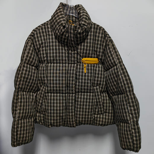 NC立领格子撞色口袋羽绒短外套50915 冬季 030234540132 商品图4