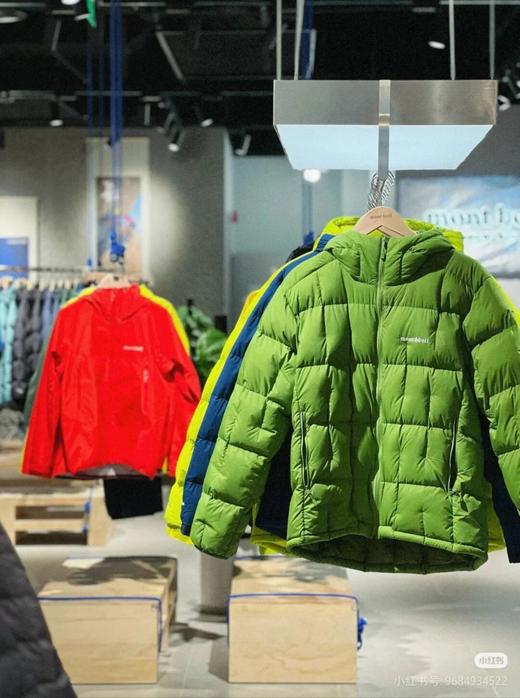 MONTBELL户外连帽拉链舒适透气800蓬鹅绒轻薄轻量羽绒服 商品图4