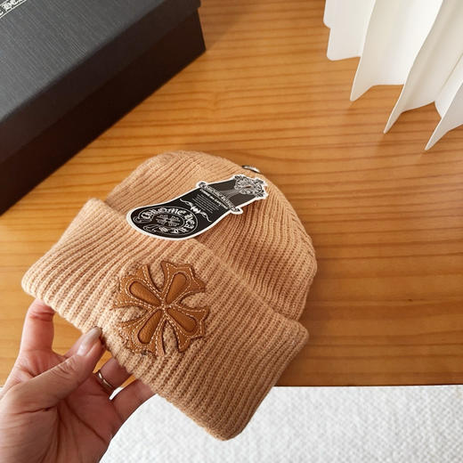 秋冬特惠💰150 克罗心秋冬款羊毛针织毛线帽 商品图3