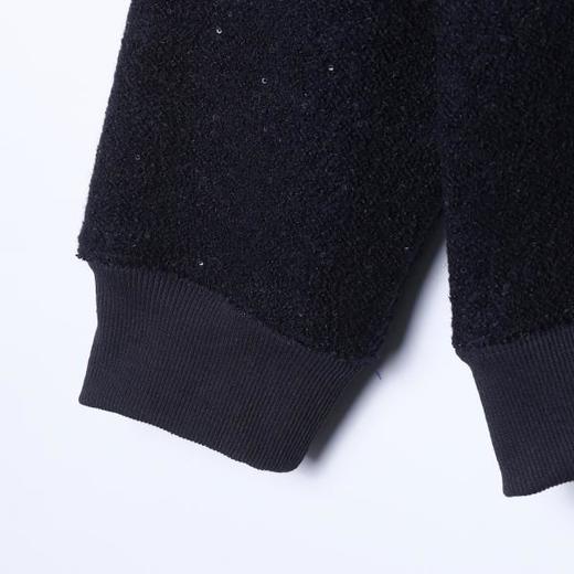 26WY32SDSA男士秋冬新款痞帅男装美式重磅亮片半纽扣连帽卫衣百搭宽松 商品图4