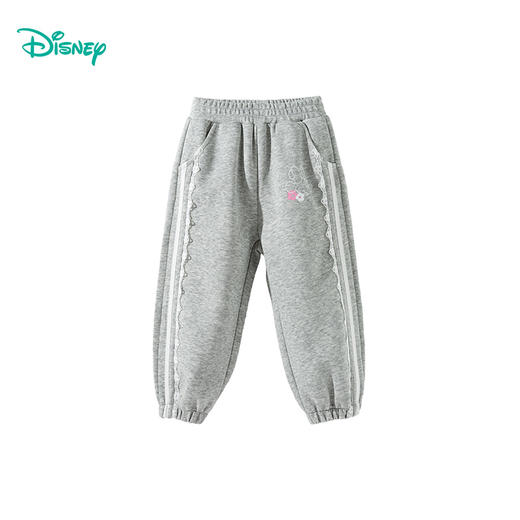 迪士尼（Disney）童装女童束脚长裤甜美休闲运动蕾丝花边束脚裤2026春季新款裤子ZD1FK013 商品图7