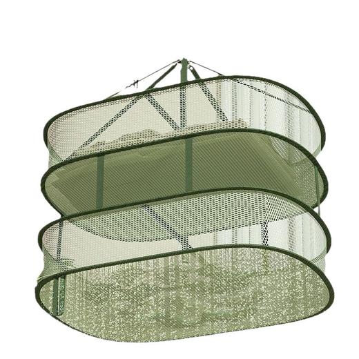 可折叠晾衣篮防变形晾晒网家用晒衣网双层晾衣服的网兜毛衣晒衣篮 商品图4