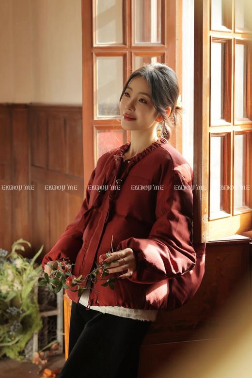 【门店同款】ENJOY冬季“烟火漫春”幸运珠短款羽绒服 168996059 商品图1