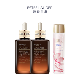 Estee Lauder/雅诗兰黛 第七代小棕瓶精华100ml*2瓶+樱花原生液200ml*1瓶