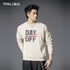 PINLI品立2025秋季新款男宽松圆领字母印花套头卫衣上衣青年潮牌BG253109017 商品缩略图3