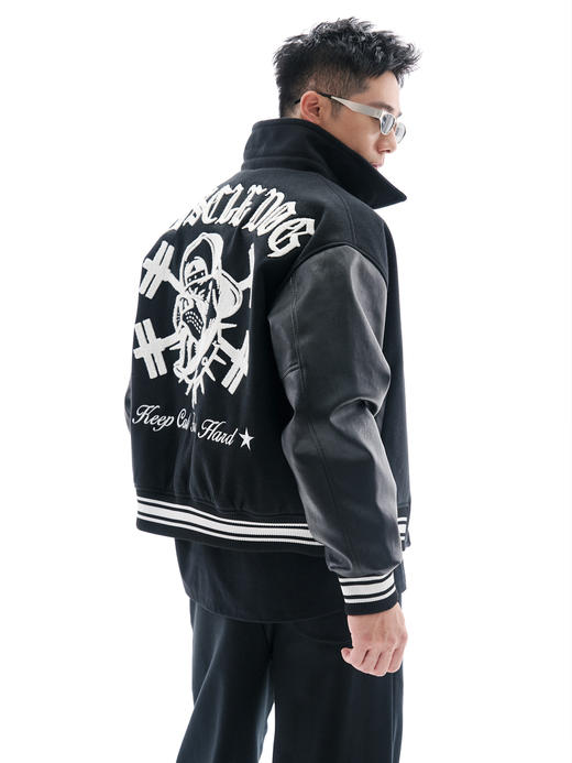 MUSCLE DOG 10周年纪念款 经典棒球狗头夹克 商品图3