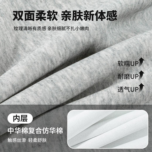 迪士尼男童童装卫衣卫裤运动休闲套装舒适耐磨宽松儿童套装两件套新款ZD1FT005 商品图5