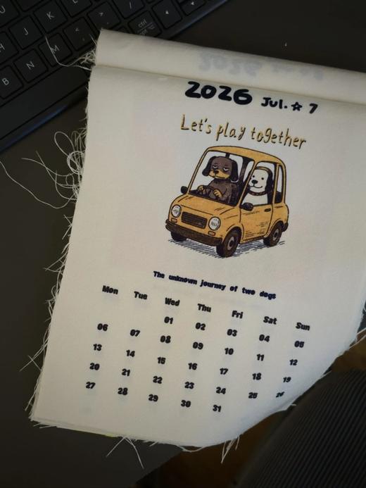 【Ndht布艺治愈系挂历】点亮你的2026年温馨时光~品牌直发 商品图6