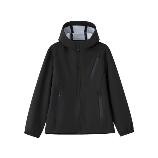 【男女同款冬季户外冲锋衣】休闲聚热保暖外套全效防污防水软壳衣 商品图4