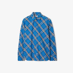BURBERRY 巴宝莉 男士格纹棉质长袖衬衫 格子 8110881 C3261