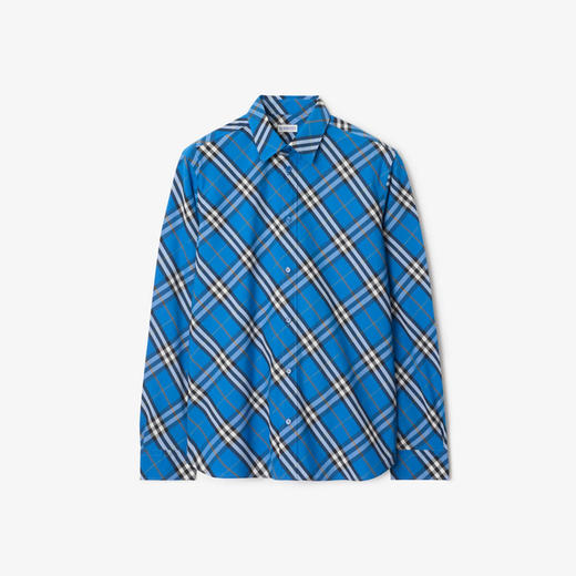 BURBERRY 巴宝莉 男士格纹棉质长袖衬衫 格子 8110881 C3261 商品图0