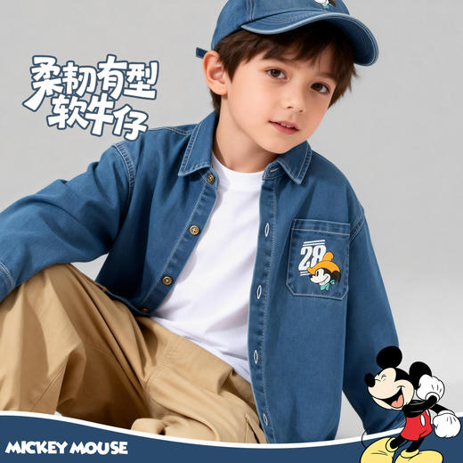 迪士尼男宝宝童装牛仔衬衫ZD1FS006 商品图3